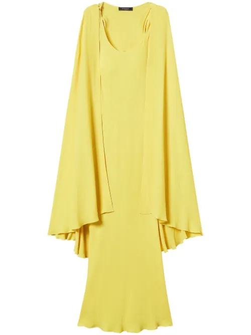 Robe en cachemire à taille à carreaux - TWINSET - Modalova