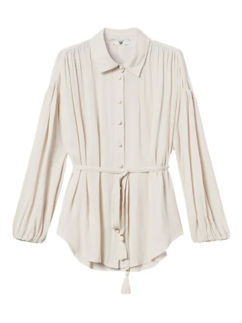 TWINSET belted shirt