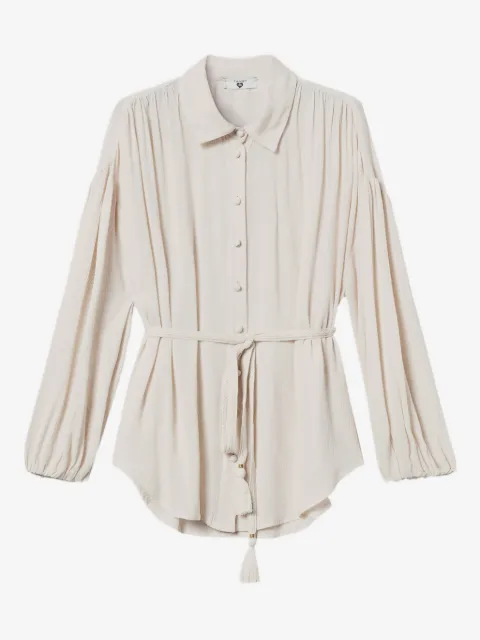 TWINSET belted shirt