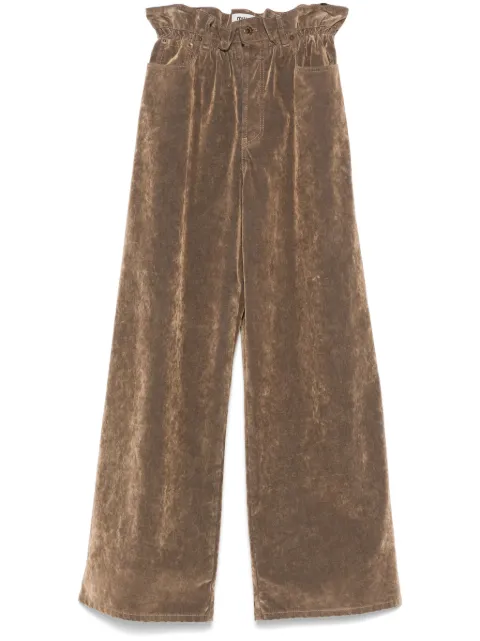 Miu Miu Hose mit Logo-Patch