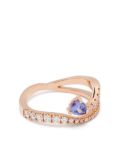 GOLD & ROSES 18K rose gold Sasa diamond ring - Pink