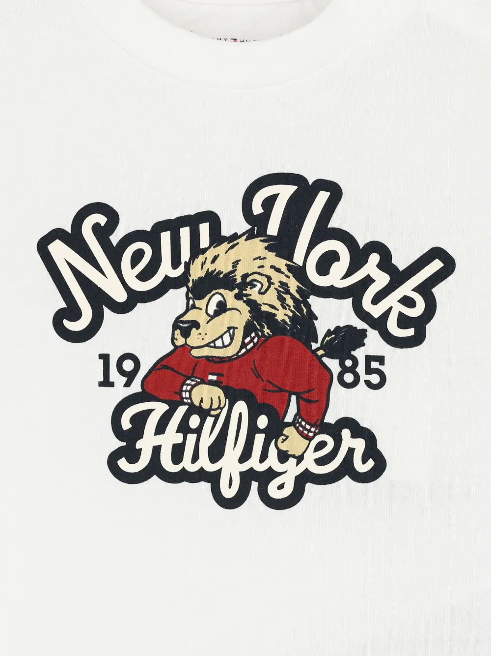 Tommy Hilfiger Junior Younger Boys top met logo Wit