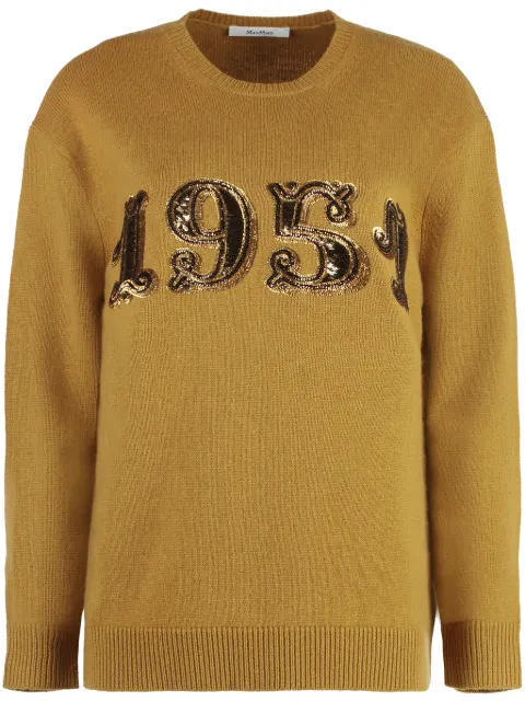 Max Mara sequin-embellished sweater
