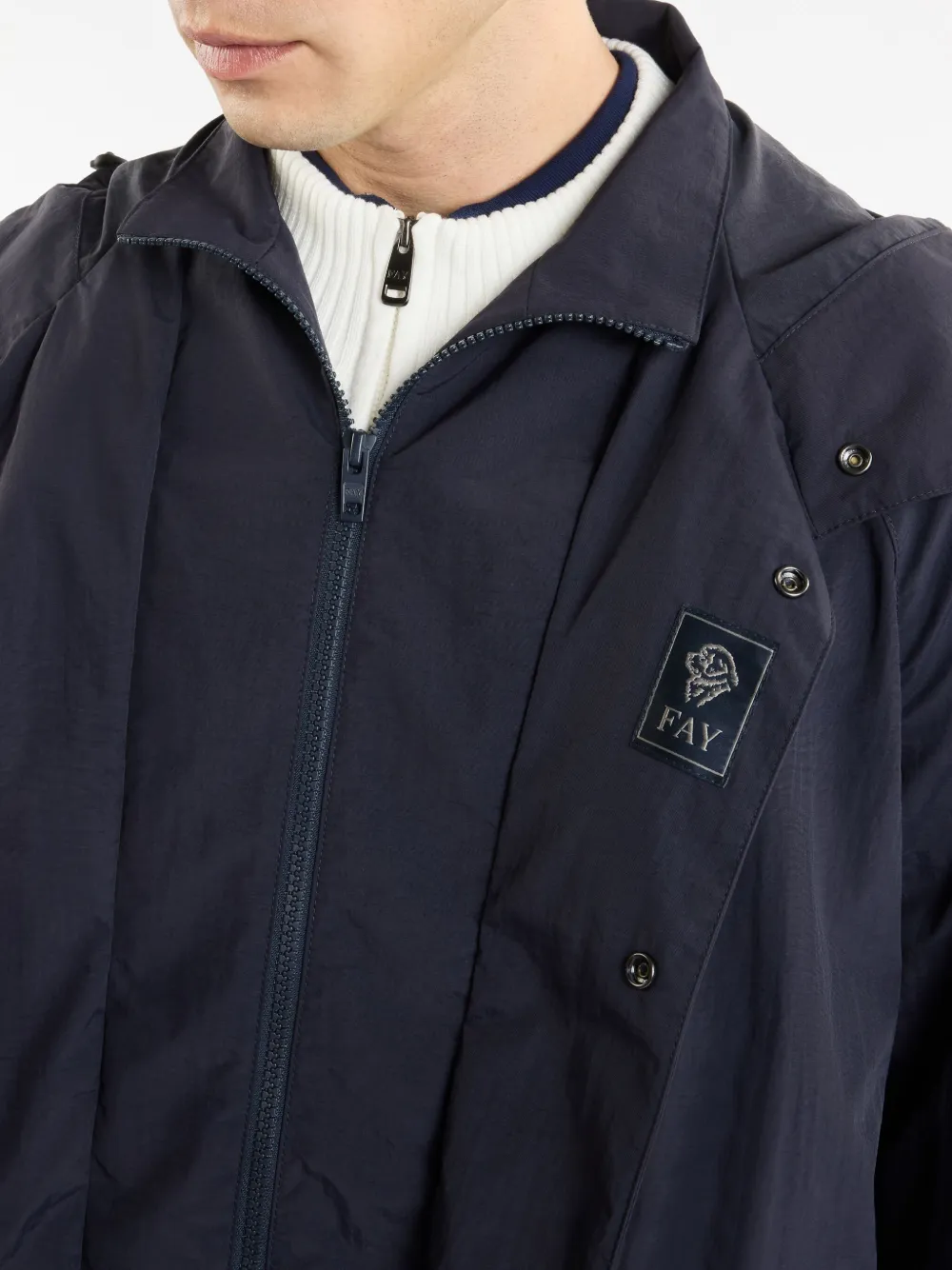 Fay Morning parka Blauw