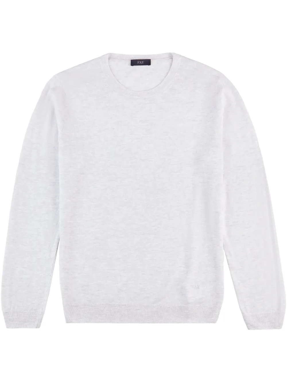 Fay logo-embroidered jumper | Grey | Image 1