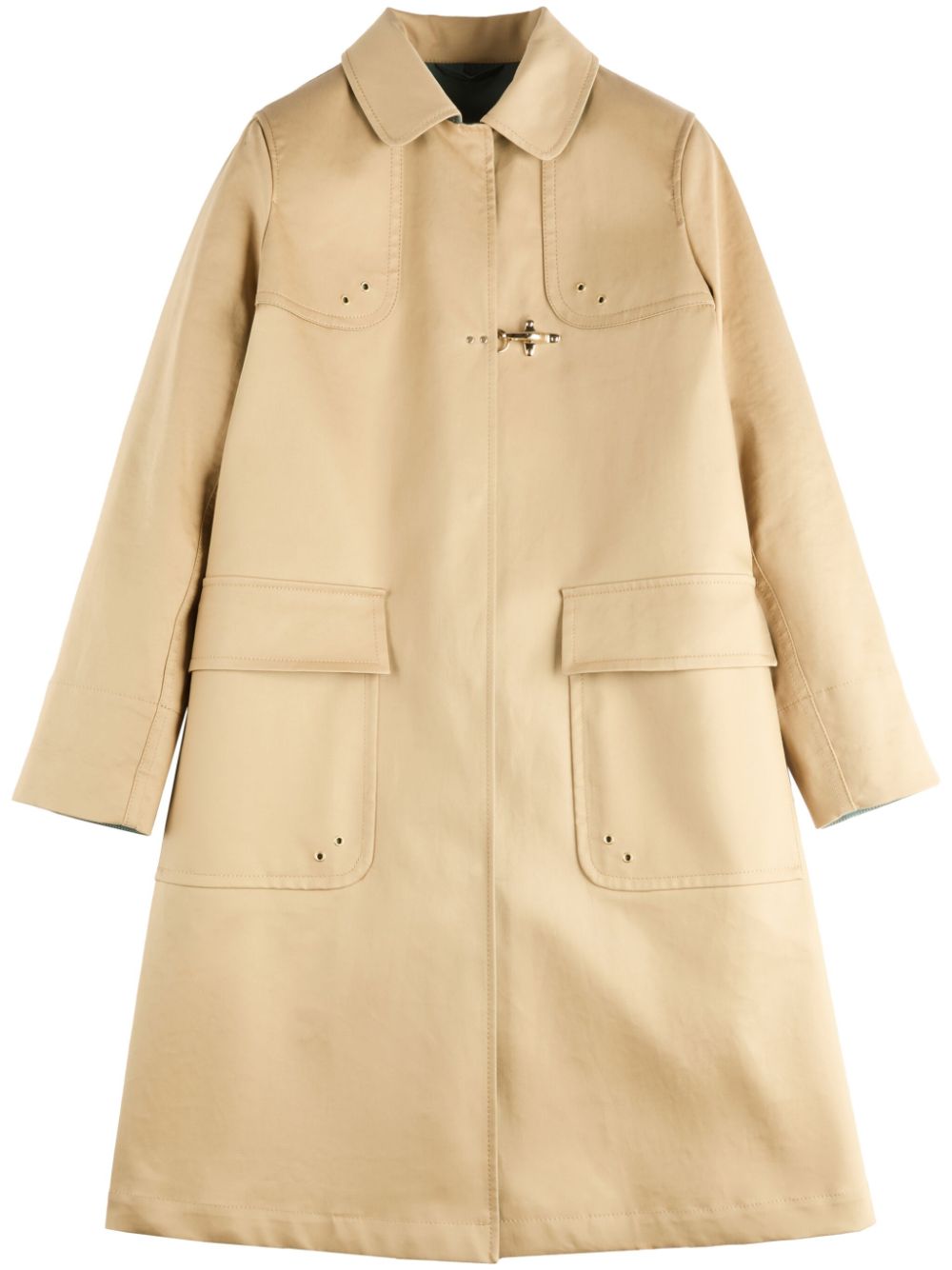 Fay Trenchcoat met verborgen sluiting Beige