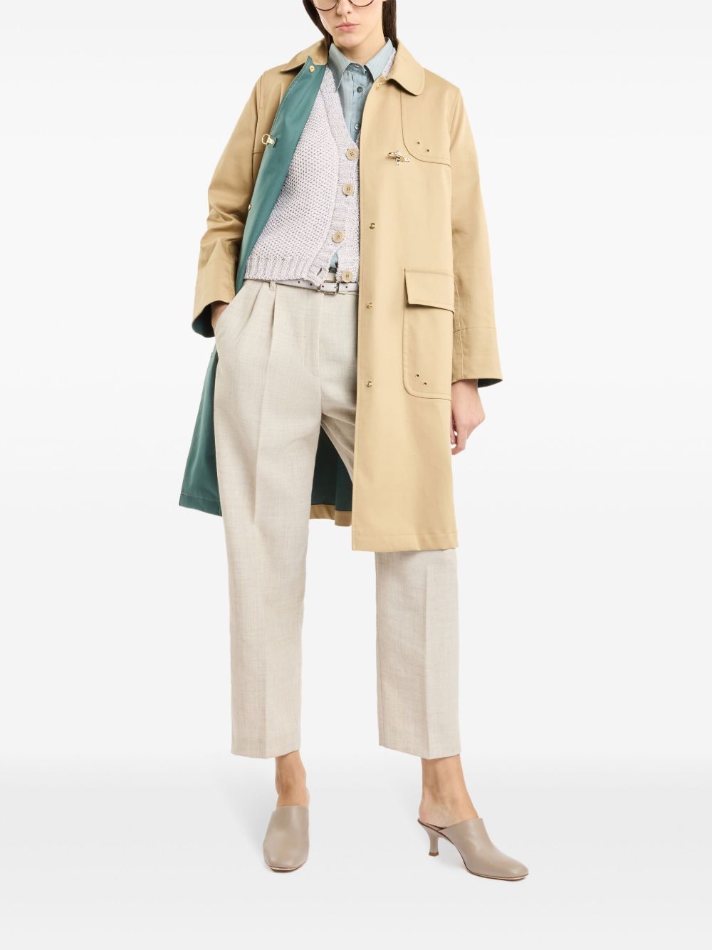 Fay cotton trench coat - Beige