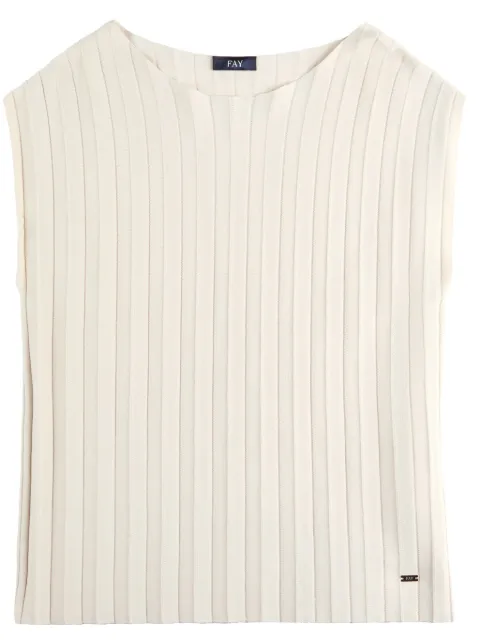 Fay ribbed T-shirt