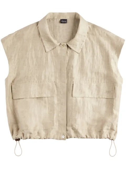 Fay cropped shirt