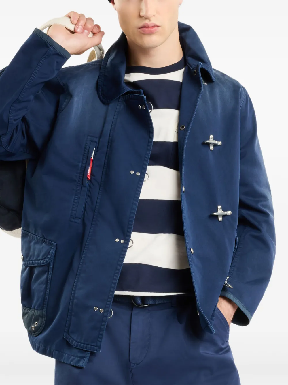 Fay 4-Ganci jacket - Blauw