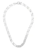 LOUIS ABEL Vortex thick necklace - Silver