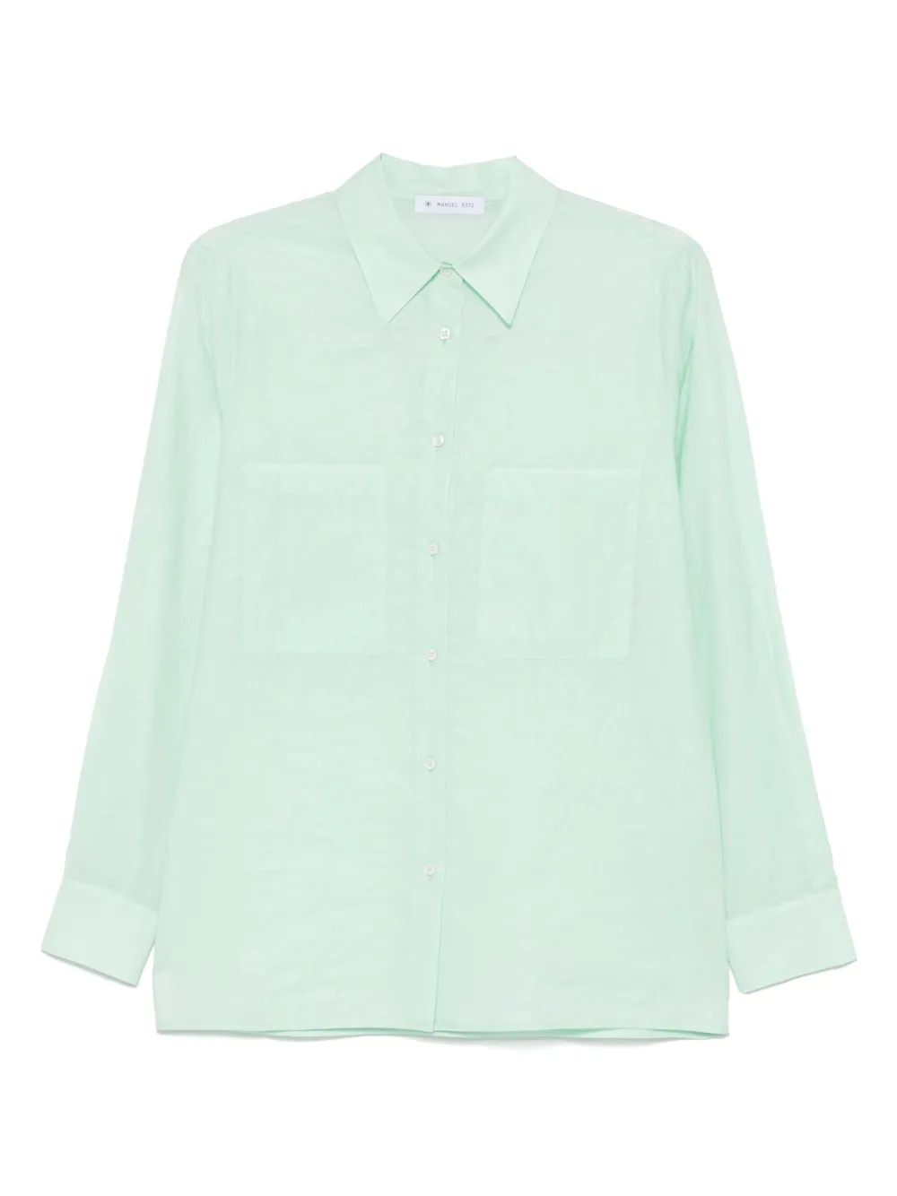 Manuel Ritz camisa traslúcida | verde | Image 1
