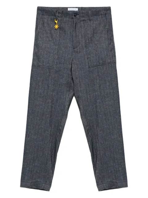 Manuel Ritz pantalones con aplique del logo