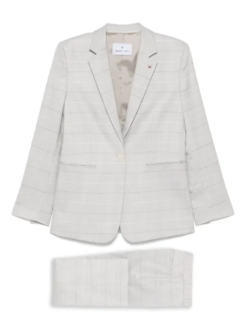 Manuel Ritz checked trousers