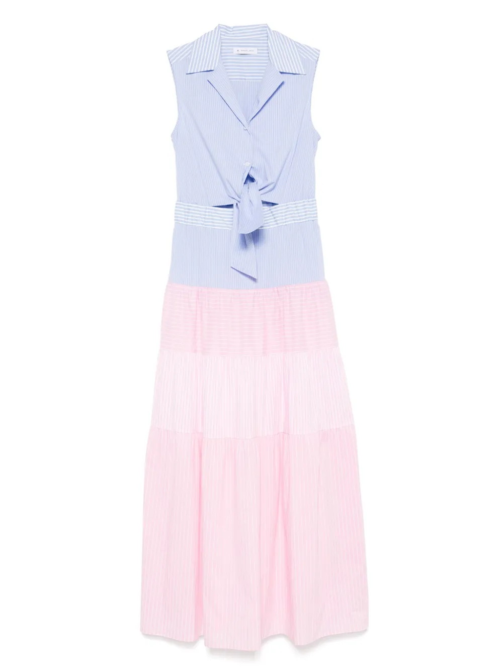 striped maxi dress