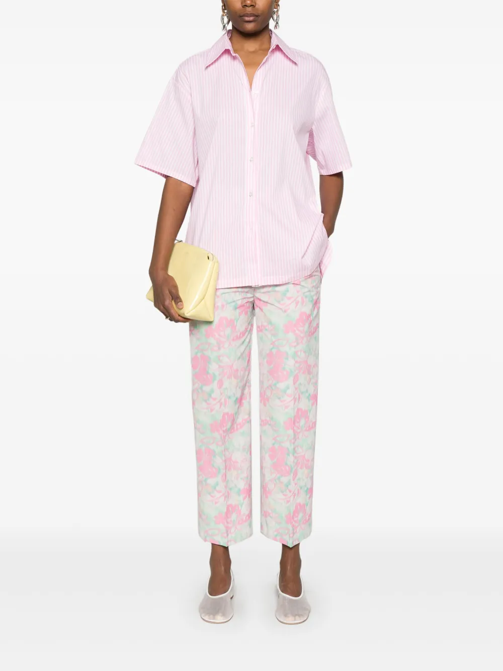 Manuel Ritz Gestreept blouse - Roze