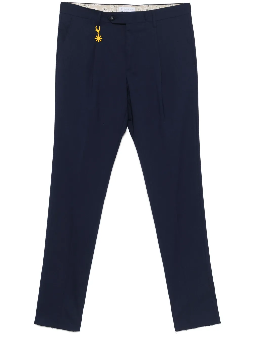 pleat-detailed trousers