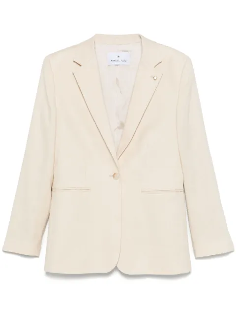 Manuel Ritz blazer à simple boutonnage