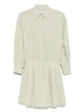 Manuel Ritz linen mini dress - Green