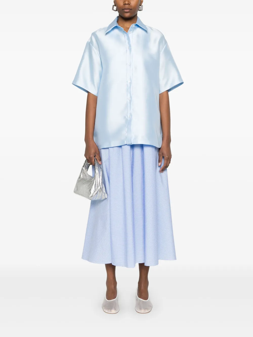 Manuel Ritz Blouse met korte mouwen - Blauw