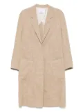Manuel Ritz checked coat - Brown