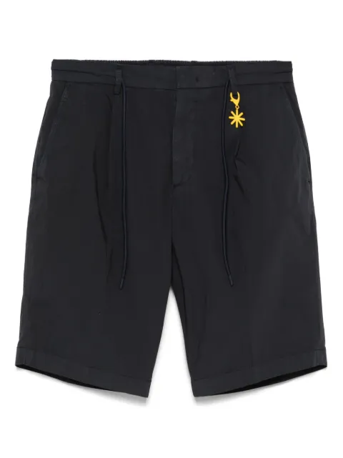 Manuel Ritz logo-appliqué shorts