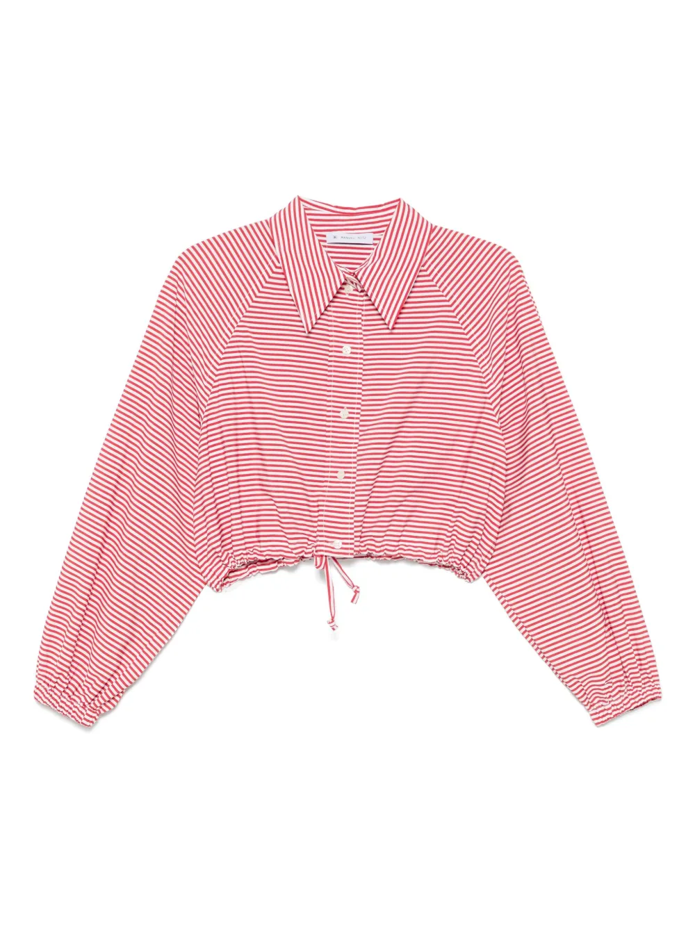 Manuel Ritz camisa con rayas estampadas | rojo | Image 1