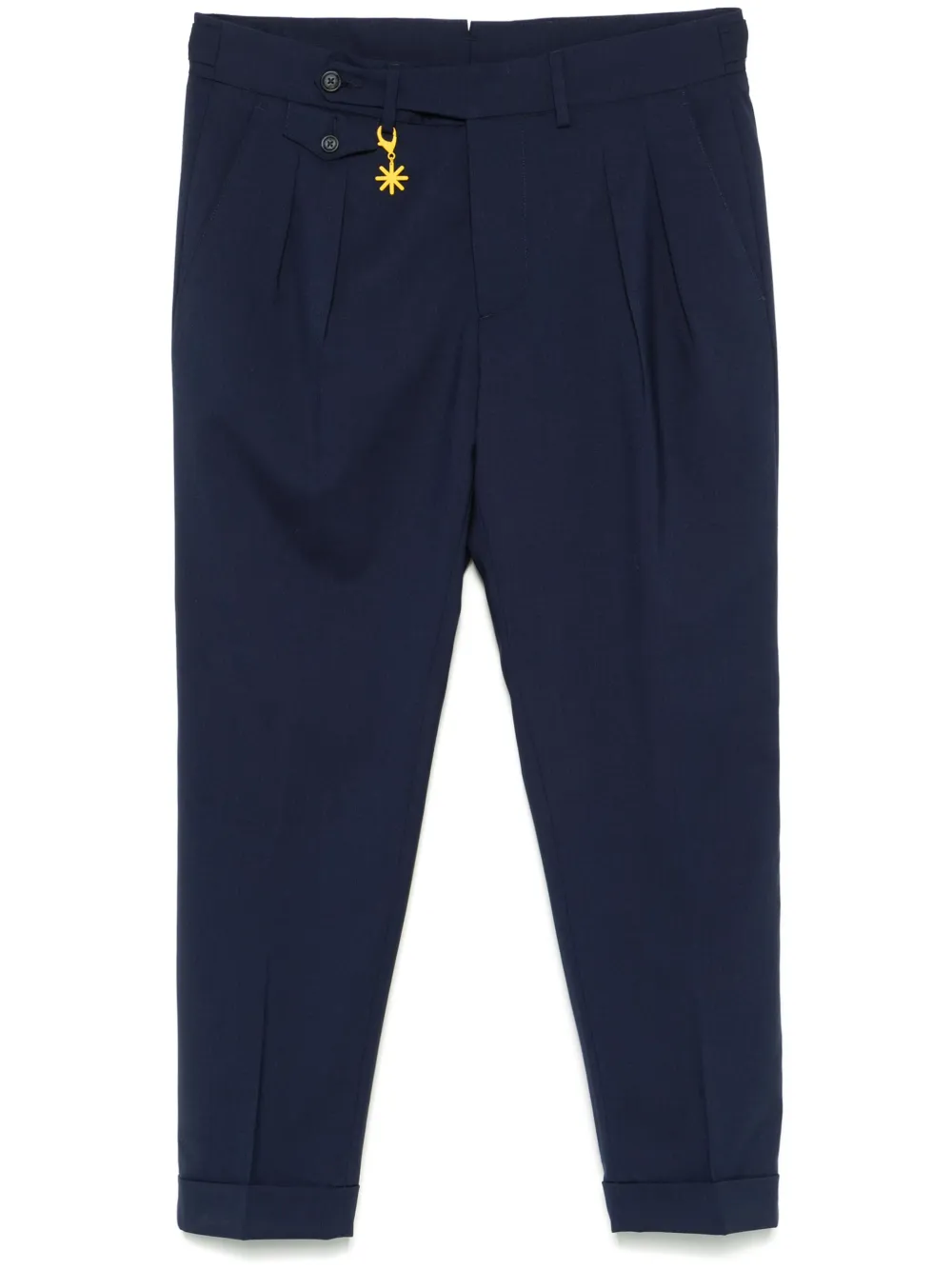 pleat-detailed trousers