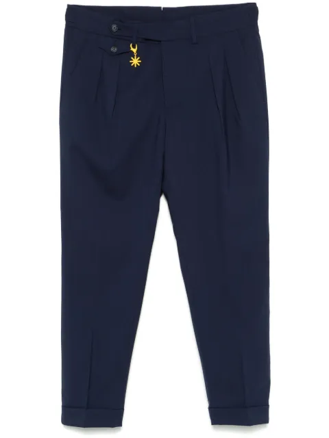 Manuel Ritz pleat-detailed trousers