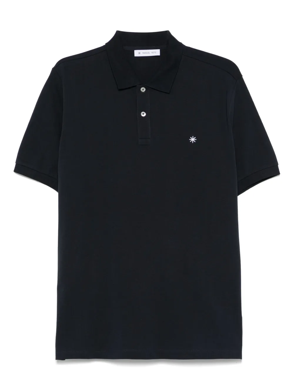 Manuel Ritz logo-embroidered polo shirt | Blue | Image 1