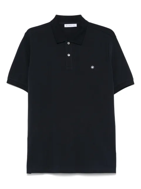 Manuel Ritz logo-embroidered polo shirt