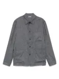 Manuel Ritz chevron shirt jacket - Blue