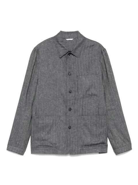 Manuel Ritz chevron shirt jacket