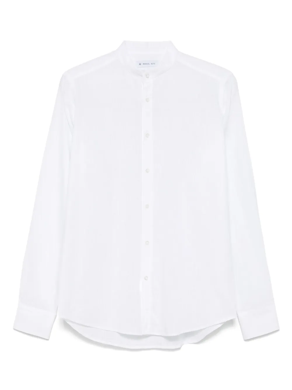 Manuel Ritz camisa con cuello mao | blanco | Image 1