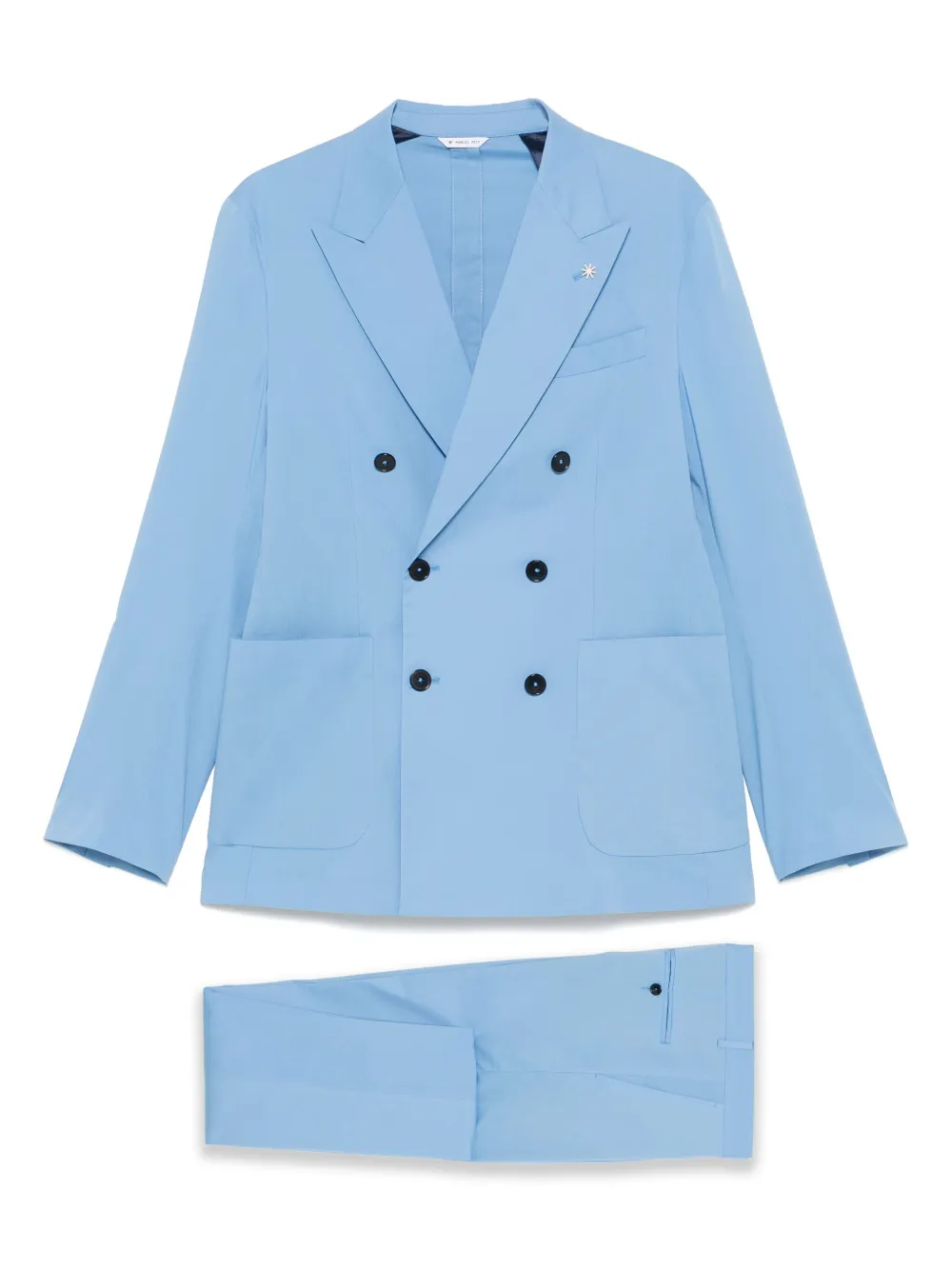 Manuel Ritz poplin suit | Blue | Image 1