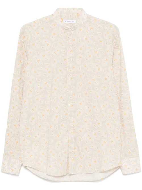Chemise à motif cachemire - Manuel Ritz - Modalova