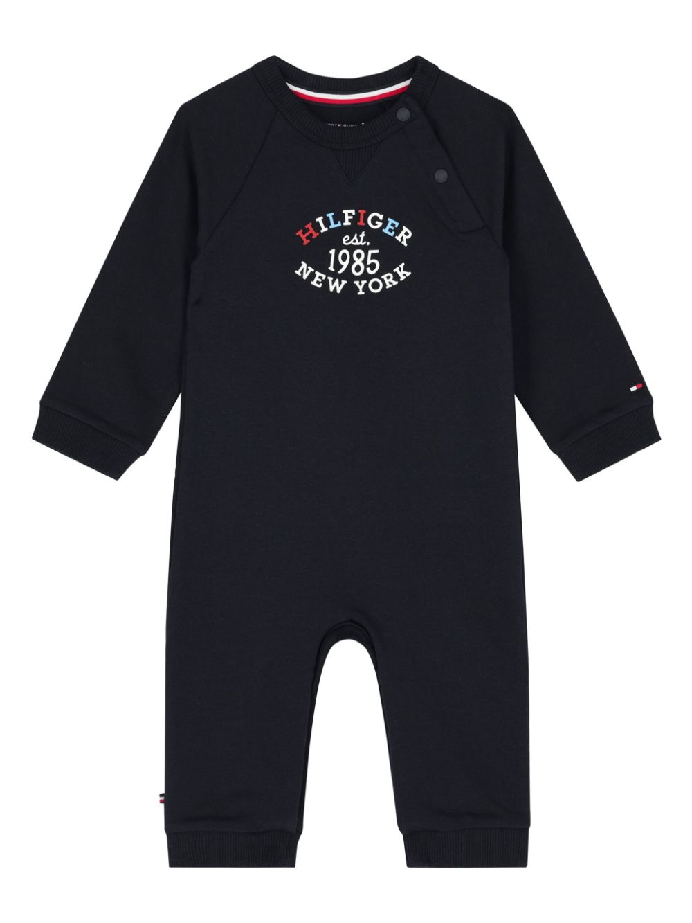 Tommy Hilfiger Junior logo-print romper - Blue