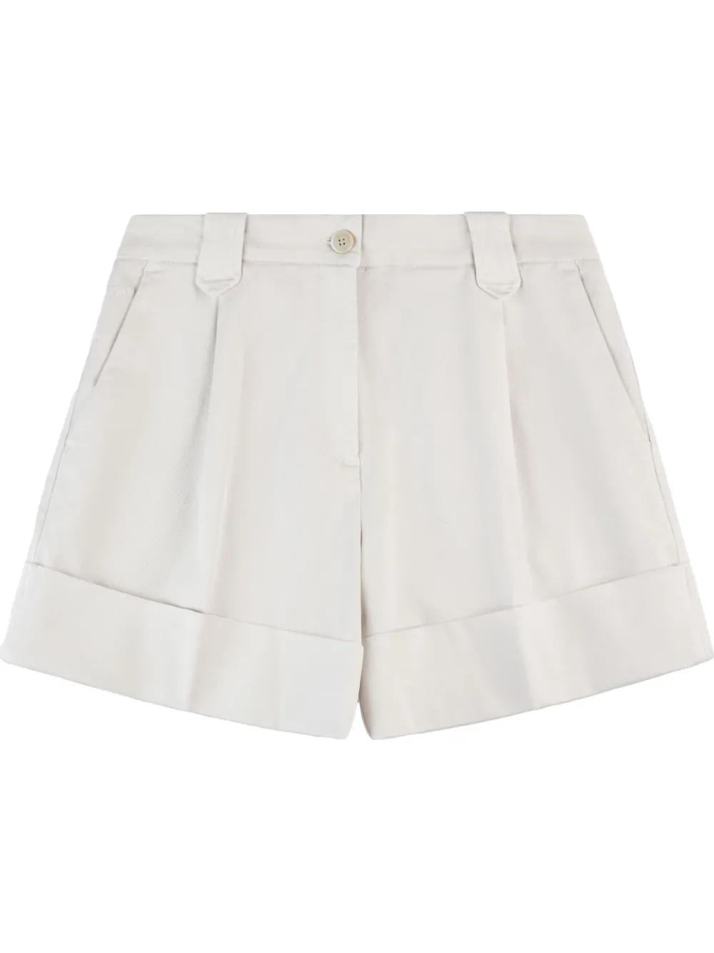 Fay high-waisted tailored shorts | White | Image 1