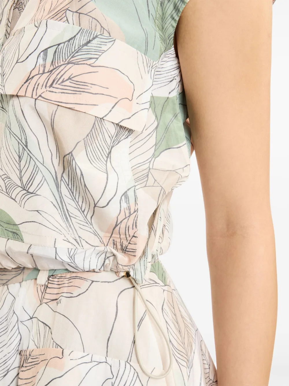 Fay Cropped blouse Beige