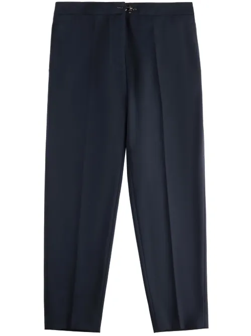 Fay pantalon en laine - Bleu - Fay - Modalova