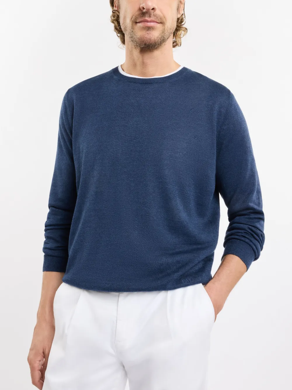 Fay Gebreide trui Blauw