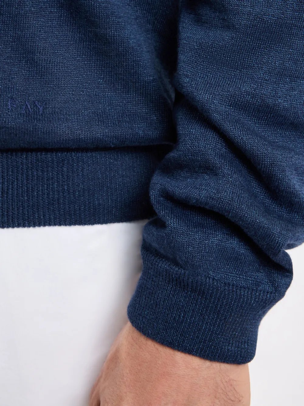 Fay Gebreide trui Blauw