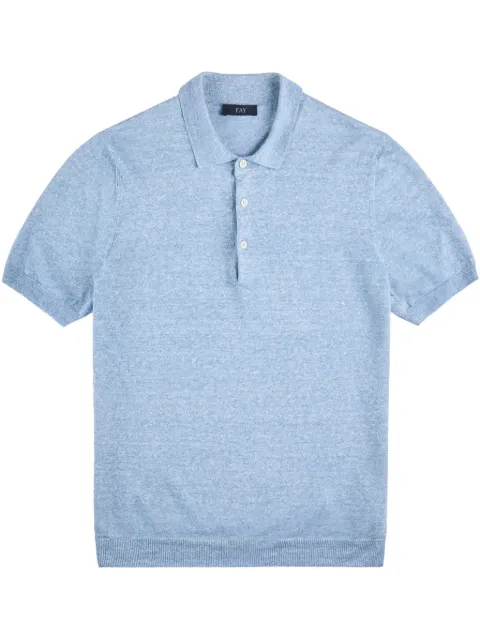 Fay knitted polo shirt