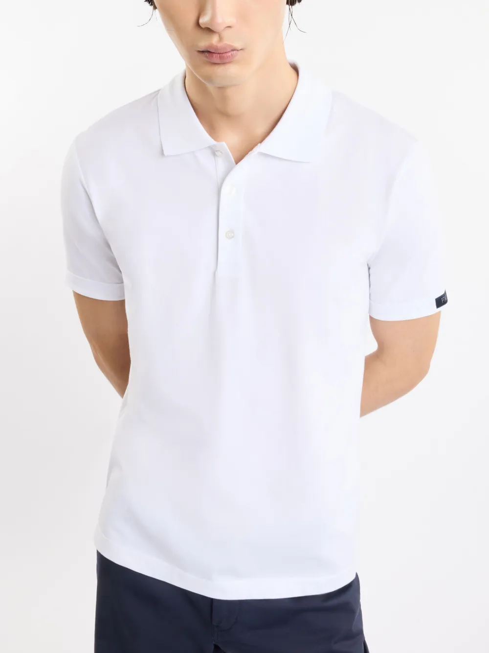 Fay Katoenen poloshirt Wit