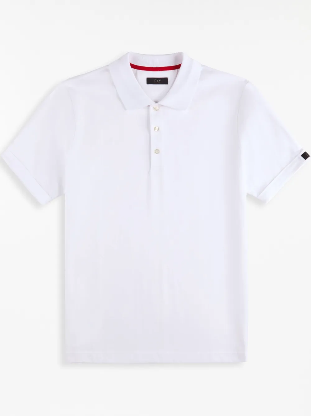 Fay cotton polo shirt - Bianco