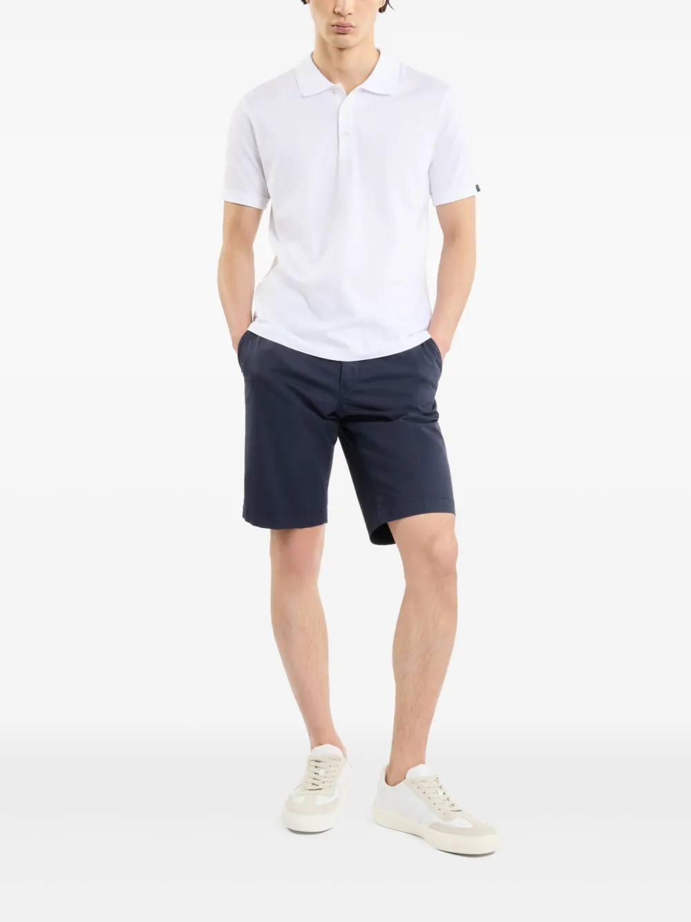 Fay cotton polo shirt - Wit