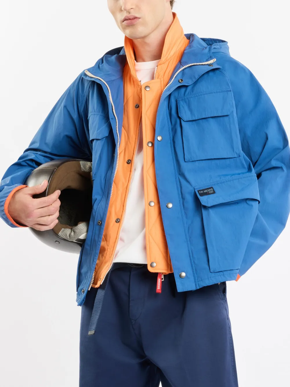 Fay Fisherman windbreaker - Blauw