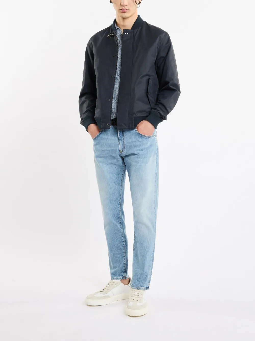 Fay Bomberjack met haaksluiting Blauw