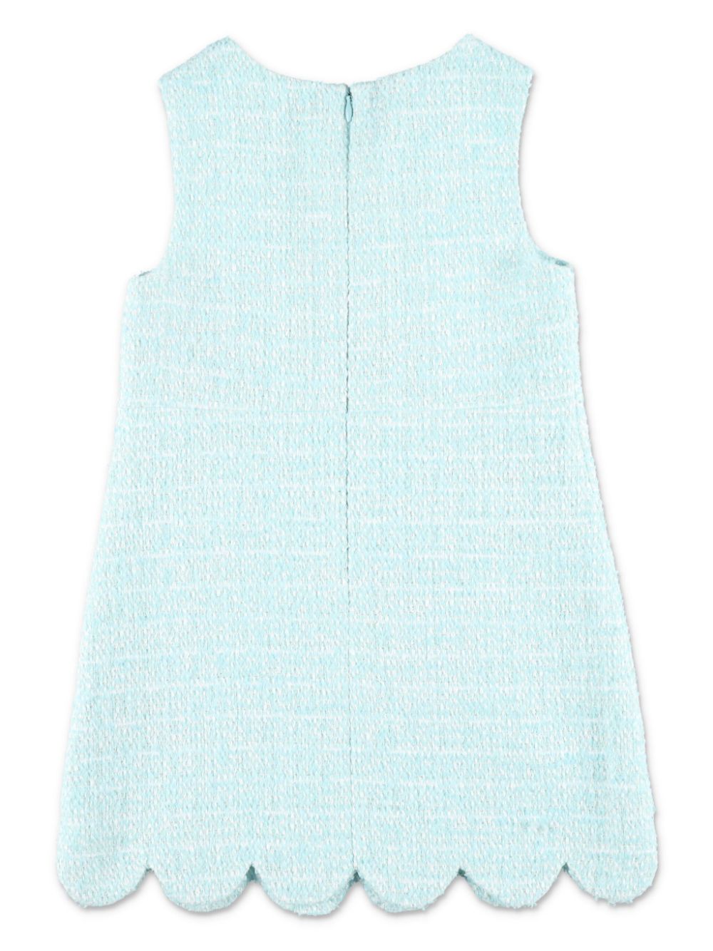 Self-Portrait Kids bouclé dress - Blue