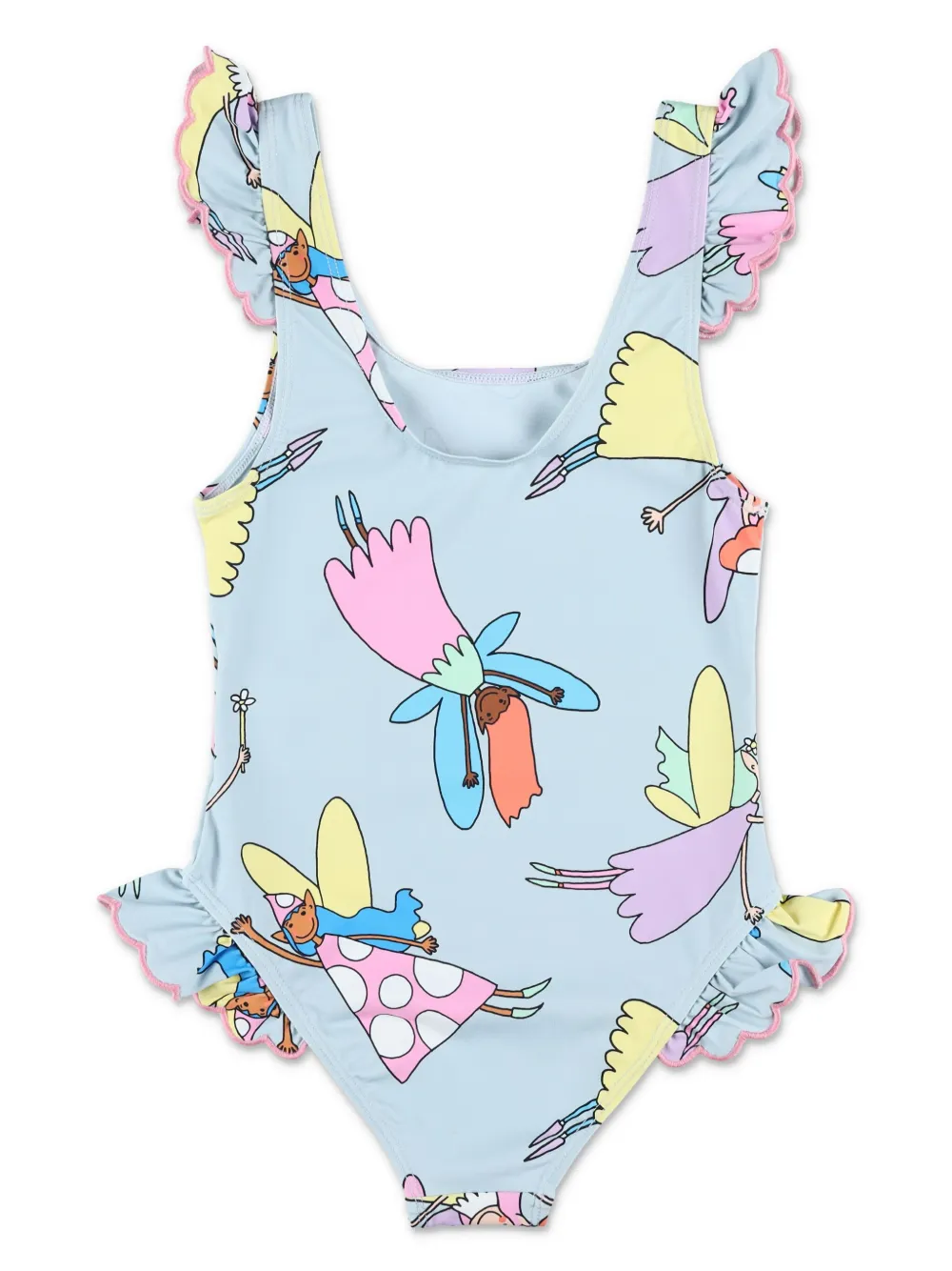 Stella McCartney Kids Badpak met feeënprint Blauw